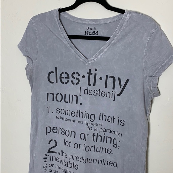 MUDD Destiny Gray Graphic Tee Size XL (Juniors) - Picture 5 of 16